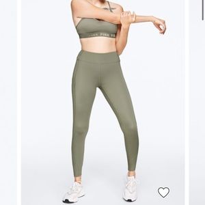 NWOT VS PINK BUTTERY SOFT LEGGINGS SHALE GREEN